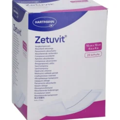ZETUVIT Saugkompressen steril 10x10 cm 25 St