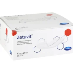 ZETUVIT Saugkompressen unsteril 10x20 cm 30 St