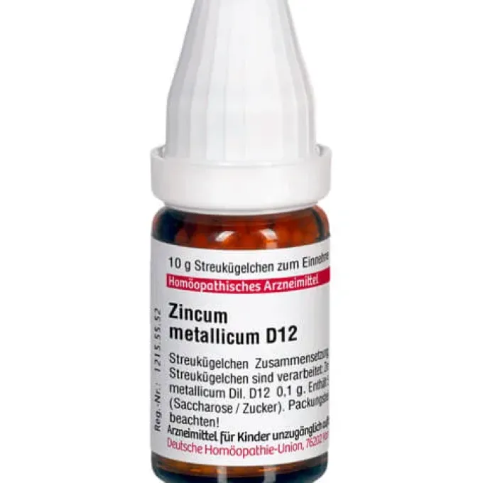 ZINCUM METALLICUM D 12 Globuli 10 g