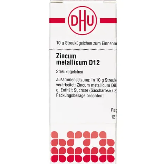 ZINCUM METALLICUM D 12 Globuli 10 g