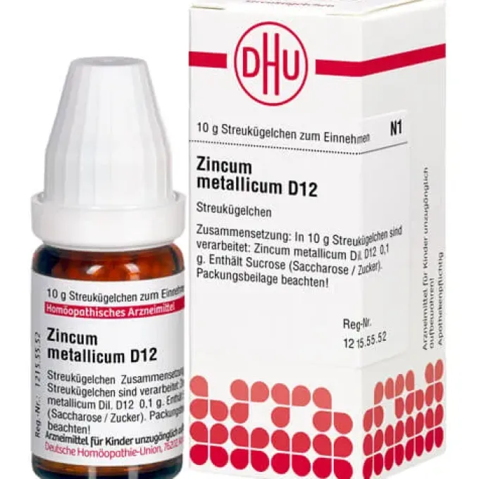 ZINCUM METALLICUM D 12 Globuli 10 g