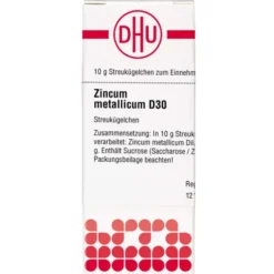 ZINCUM METALLICUM D 30 Globuli 10 g