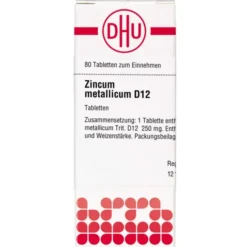ZINCUM METALLICUM D 12 Tabletten 80 St