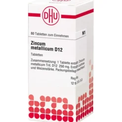 ZINCUM METALLICUM D 12 Tabletten 80 St