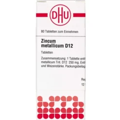 ZINCUM METALLICUM D 12 Tabletten 80 St