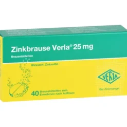 ZINKBRAUSE Verla 25 mg Brausetabletten 40 St