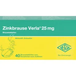 ZINKBRAUSE Verla 25 mg Brausetabletten 40 St