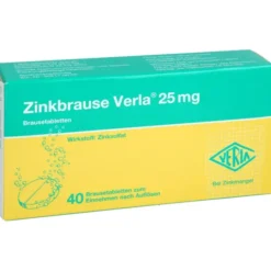 ZINKBRAUSE Verla 25 mg Brausetabletten 40 St