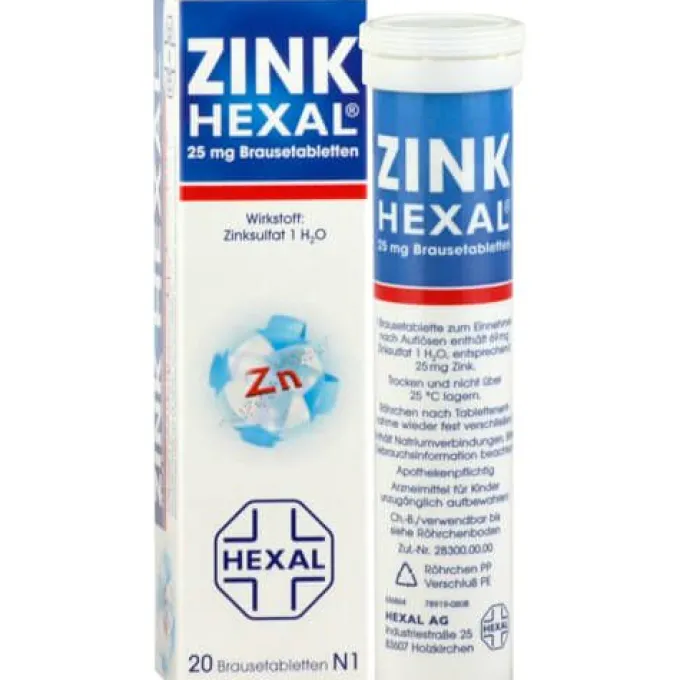 ZINK HEXAL Brausetabletten 20 St
