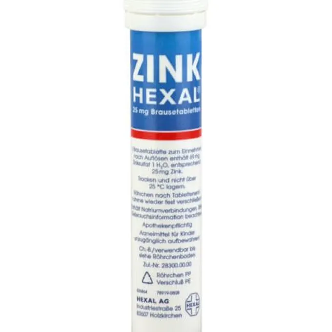 ZINK HEXAL Brausetabletten 20 St