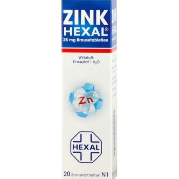 ZINK HEXAL Brausetabletten 20 St