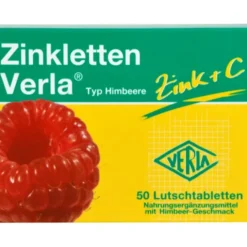 ZINKLETTEN Verla Himbeere Lutschtabletten 50 Stück