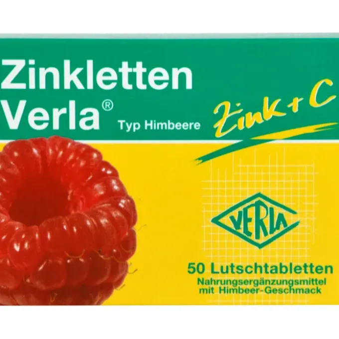 ZINKLETTEN Verla Himbeere Lutschtabletten 50 Stück