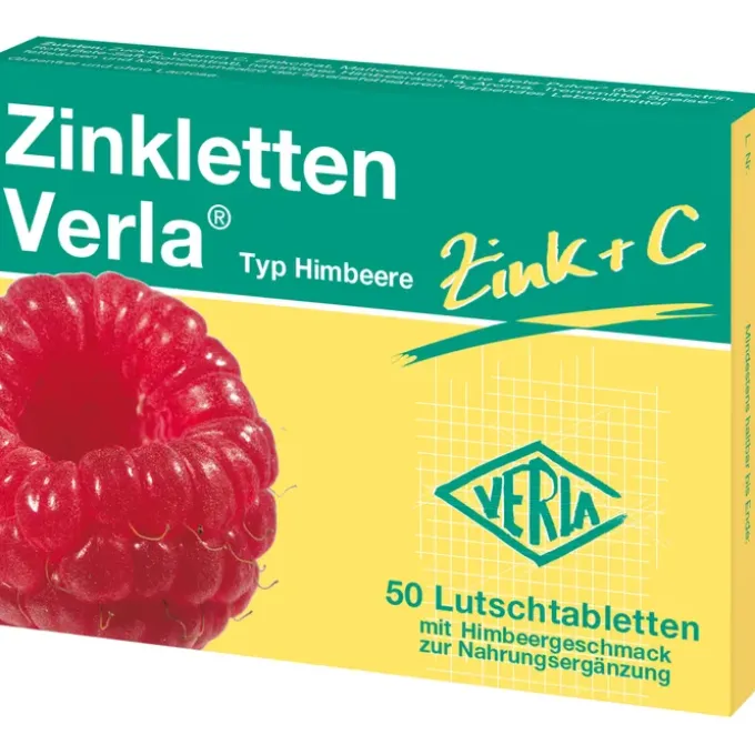 ZINKLETTEN Verla Himbeere Lutschtabletten 50 Stück