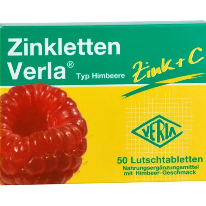 ZINKLETTEN Verla Himbeere Lutschtabletten 50 Stück