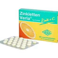 ZINKLETTEN Verla Orange Lutschtabletten 50 Stück
