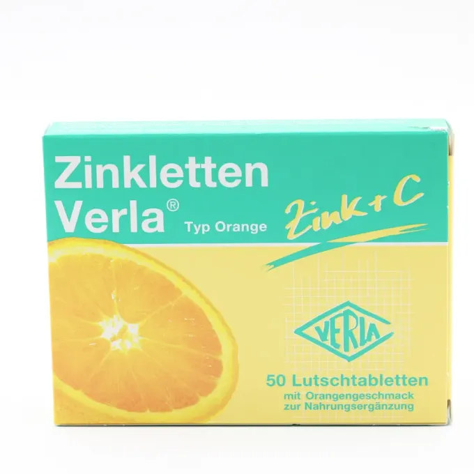 ZINKLETTEN Verla Orange Lutschtabletten 50 Stück