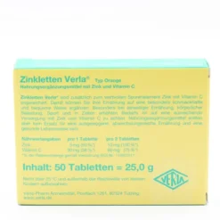 ZINKLETTEN Verla Orange Lutschtabletten 50 Stück