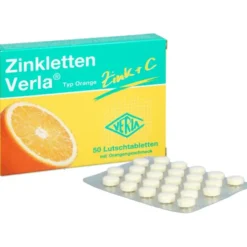 ZINKLETTEN Verla Orange Lutschtabletten 50 Stück