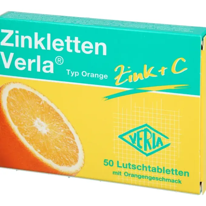 ZINKLETTEN Verla Orange Lutschtabletten 50 Stück