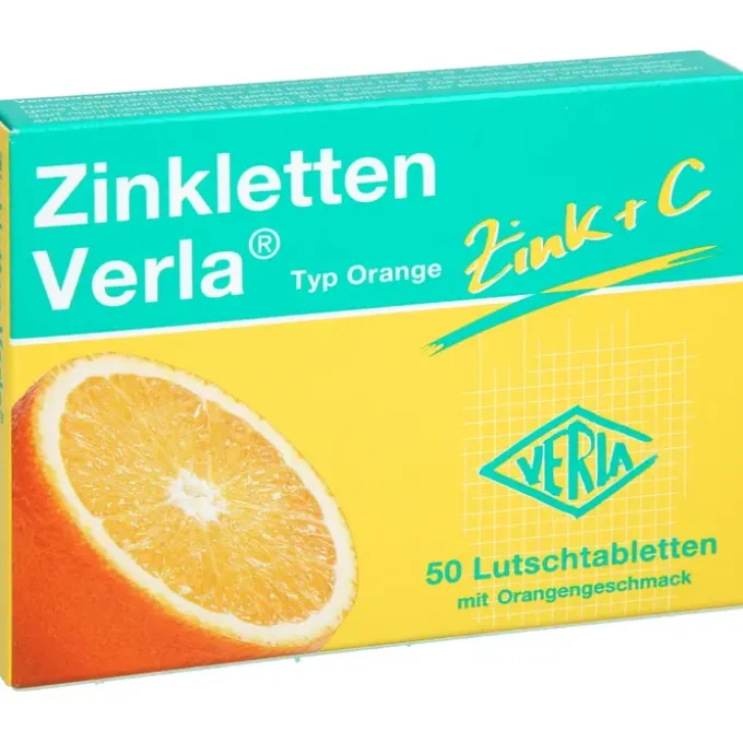ZINKLETTEN Verla Orange Lutschtabletten 50 Stück