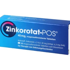 ZINKOROTAT POS magensaftresistente Tabletten 20 St