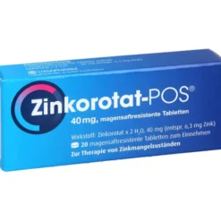 ZINKOROTAT POS magensaftresistente Tabletten 20 St