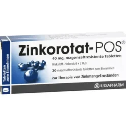 ZINKOROTAT POS magensaftresistente Tabletten 20 St