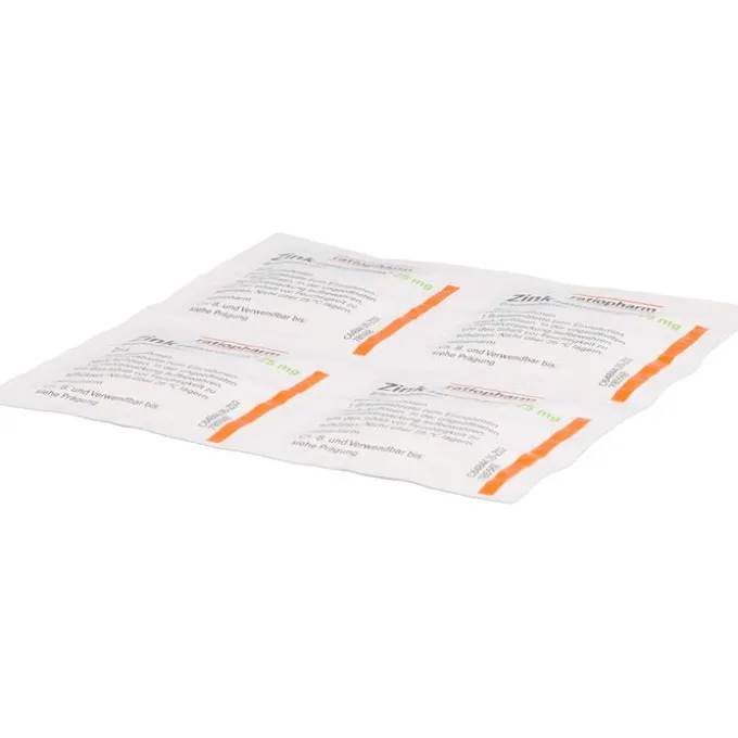 ZINK-RATIOPHARM 25 mg Brausetabletten 20 St
