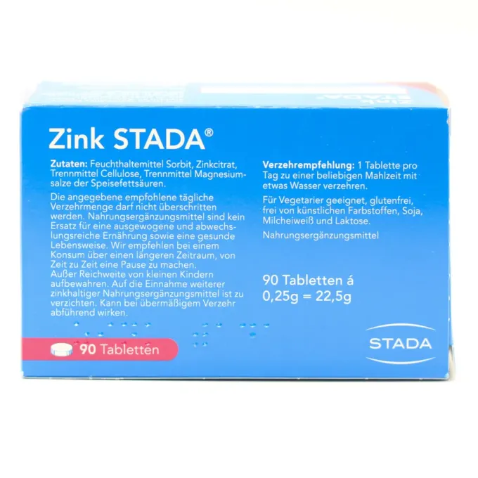 ZINK STADA 25 mg Tabletten 90 Stück