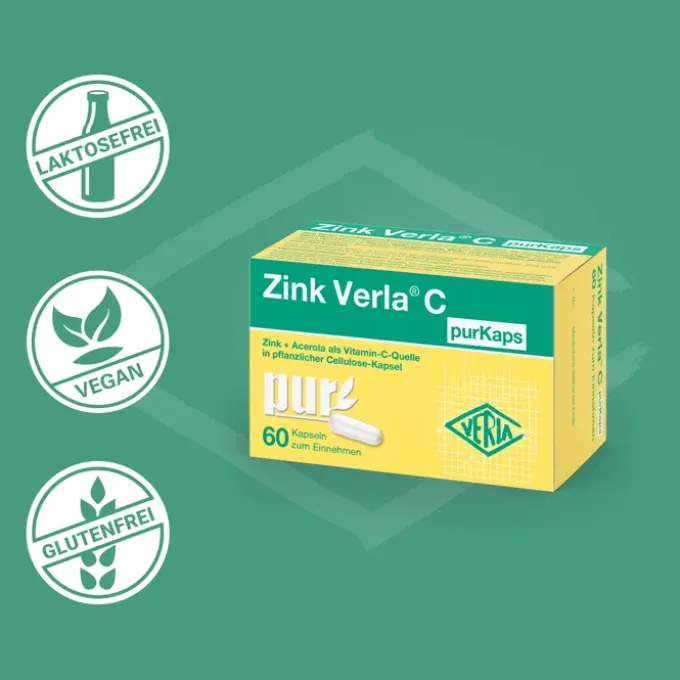 ZINK VERLA C purKaps 60 Stück