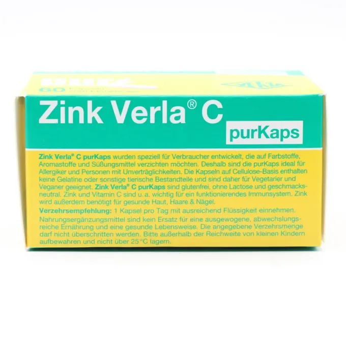 ZINK VERLA C purKaps 60 Stück