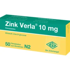 ZINK VERLA 10 mg Filmtabletten 50 St