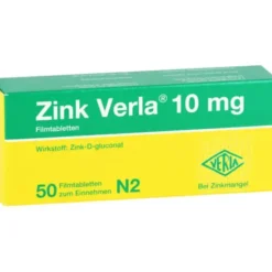 ZINK VERLA 10 mg Filmtabletten 50 St