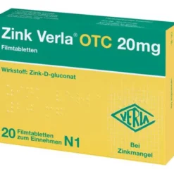ZINK VERLA OTC 20 mg Filmtabletten 20 St