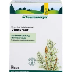 ZINNKRAUT SAFT Schoenenberger Heilpflanzensäfte 3X200 ml