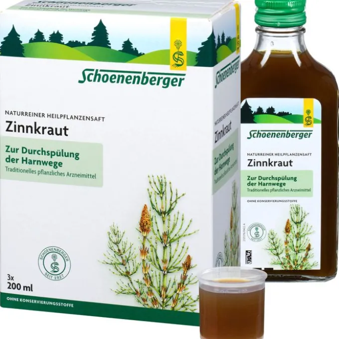 ZINNKRAUT SAFT Schoenenberger Heilpflanzensäfte 3X200 ml