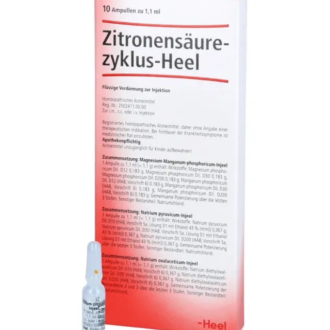 ZITRONENSÄUREZYKLUS Heel Ampullen 10 St