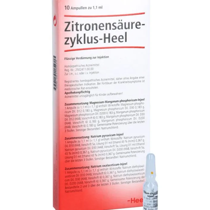 ZITRONENSÄUREZYKLUS Heel Ampullen 10 St
