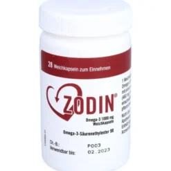ZODIN Omega-3 1000 mg Weichkapseln 28 St