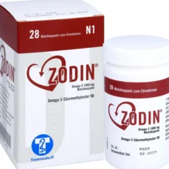 ZODIN Omega-3 1000 mg Weichkapseln 28 St