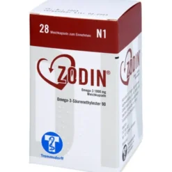 ZODIN Omega-3 1000 mg Weichkapseln 28 St