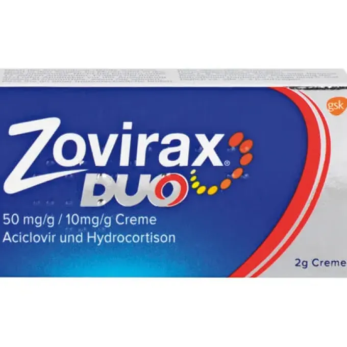 ZOVIRAX Duo 50 mg/g / 10 mg/g Creme 2 g