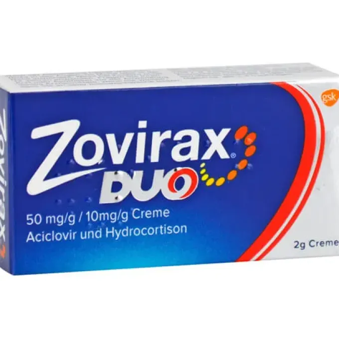 ZOVIRAX Duo 50 mg/g / 10 mg/g Creme 2 g
