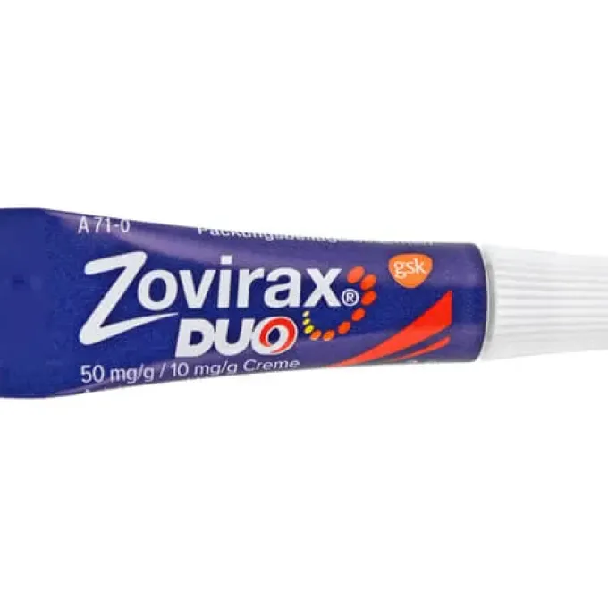 ZOVIRAX Duo 50 mg/g / 10 mg/g Creme 2 g
