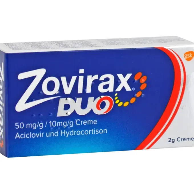 ZOVIRAX Duo 50 mg/g / 10 mg/g Creme 2 g